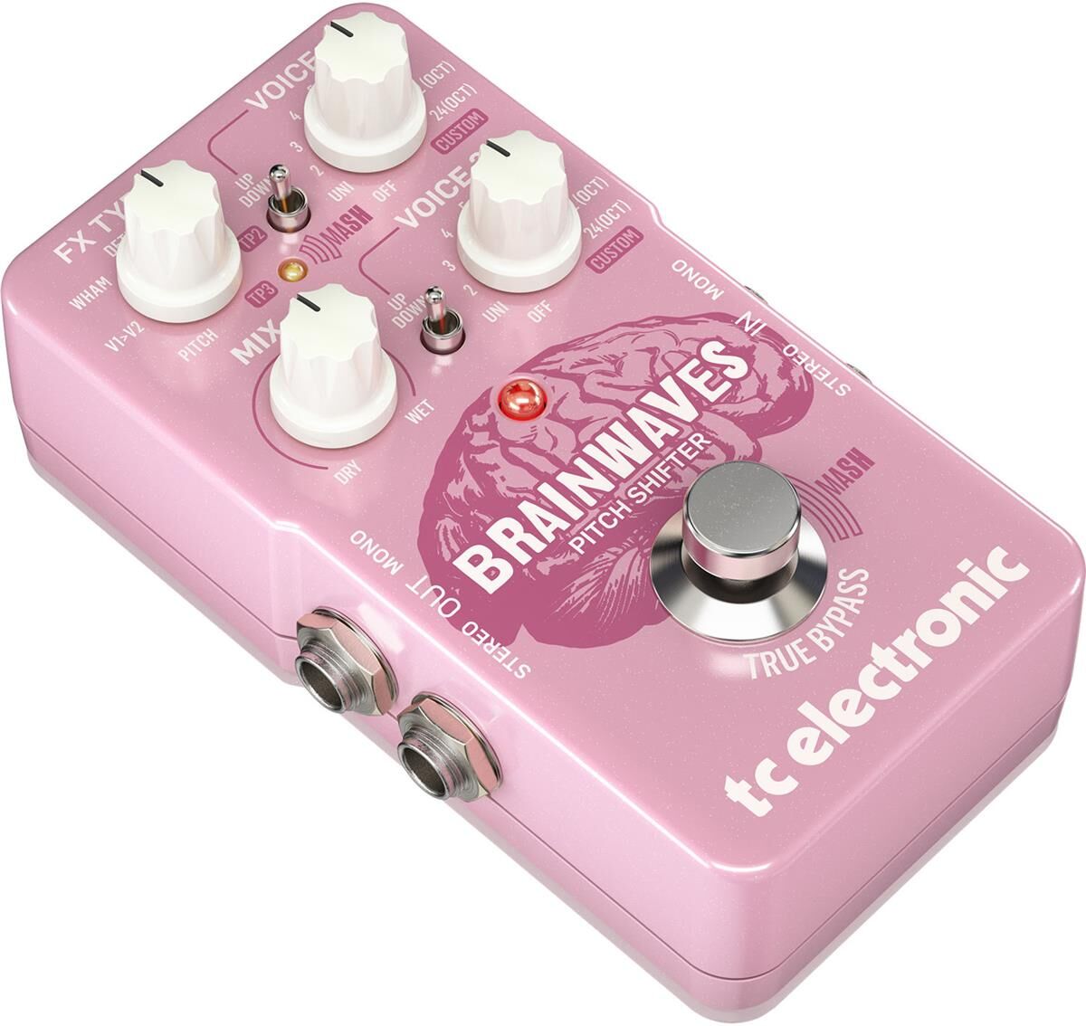 TC Electronic Brainwaves Pitch Shifter Pedal for Electric Guitars