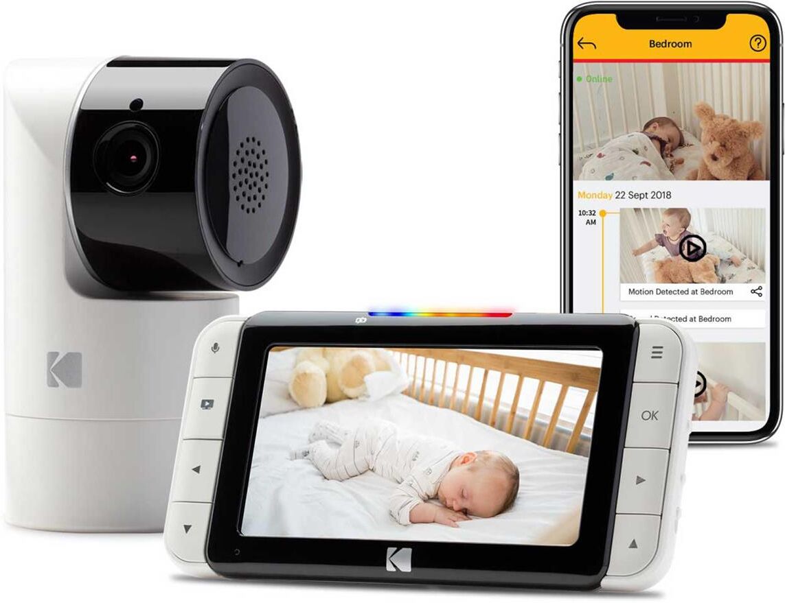 eBuynow KODAK CHERISH C525 5&quot; HD Smart Video PTZ Baby Monitor