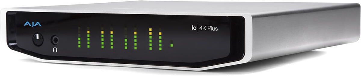 AJA Io 4K Plus Professional Video I/O with Thunderbolt 3 Performance