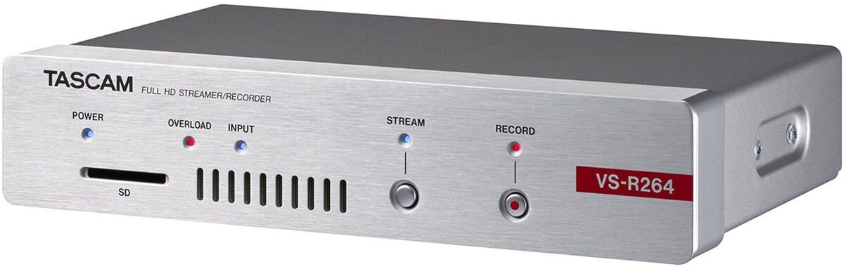 Tascam VSR-264 Full HD Video Streamer/Recorder &amp; IP Live Streaming Encoder