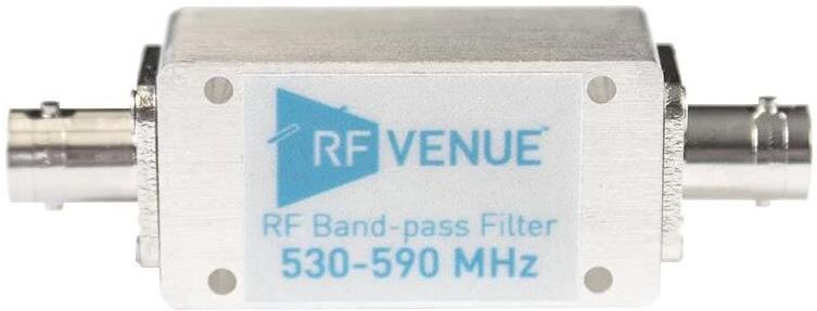 RF Venue RF Band-Pass Filter, 530-590MHz Frequency