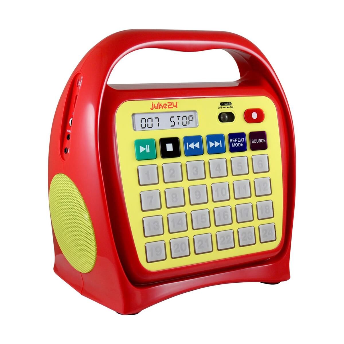 Hamilton Buhl HamiltonBuhl Juke24 Portable Digital Jukebox with CD Player, Red and Yellow