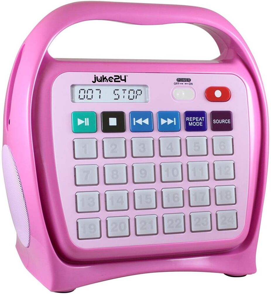 Hamilton Buhl HamiltonBuhl Juke24 Portable Digital Jukebox with CD Player, Pink