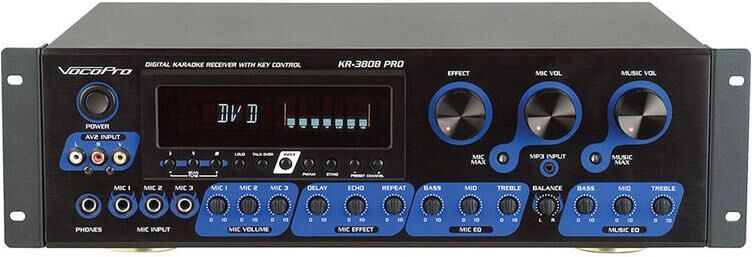 VocoPro KR-3808 PRO Digital Karaoke Receiver with Key Control