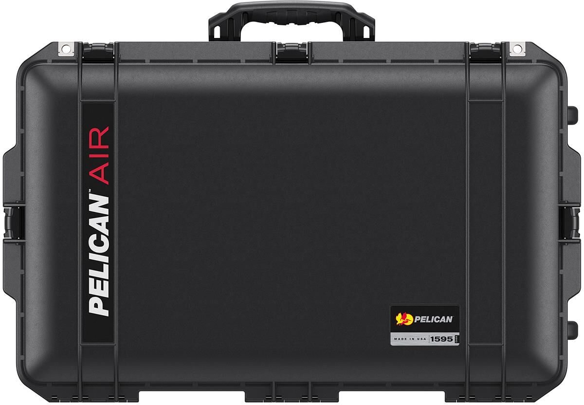 Pelican 1595 Air Wheeled Waterproof Hard Case w/TrekPak Divider System, Black