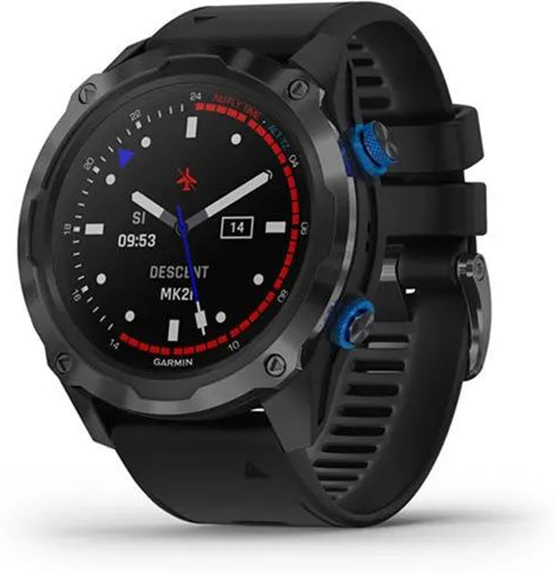 Garmin Descent Mk2i Dive 52mm GPS Smart Watch, Titanium Carbon Gray w/Black Band