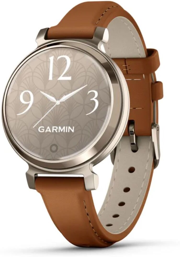 Garmin Lily 2 Classic Sport GPS Smartwatch with Band for Women Cream Gold