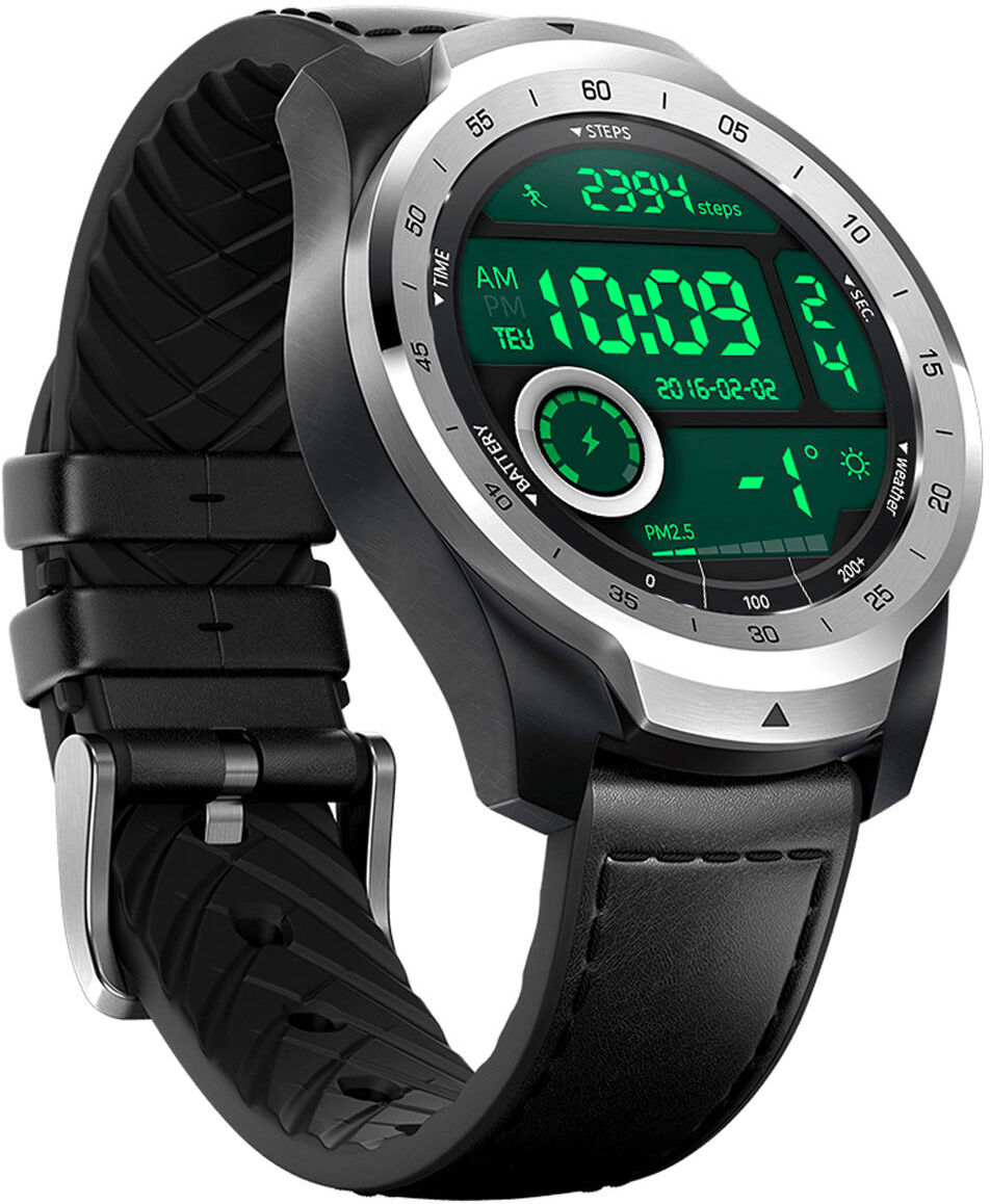 Mobvoi TicWatch Pro 2020 Smartwatch, Liquid Metal Silver