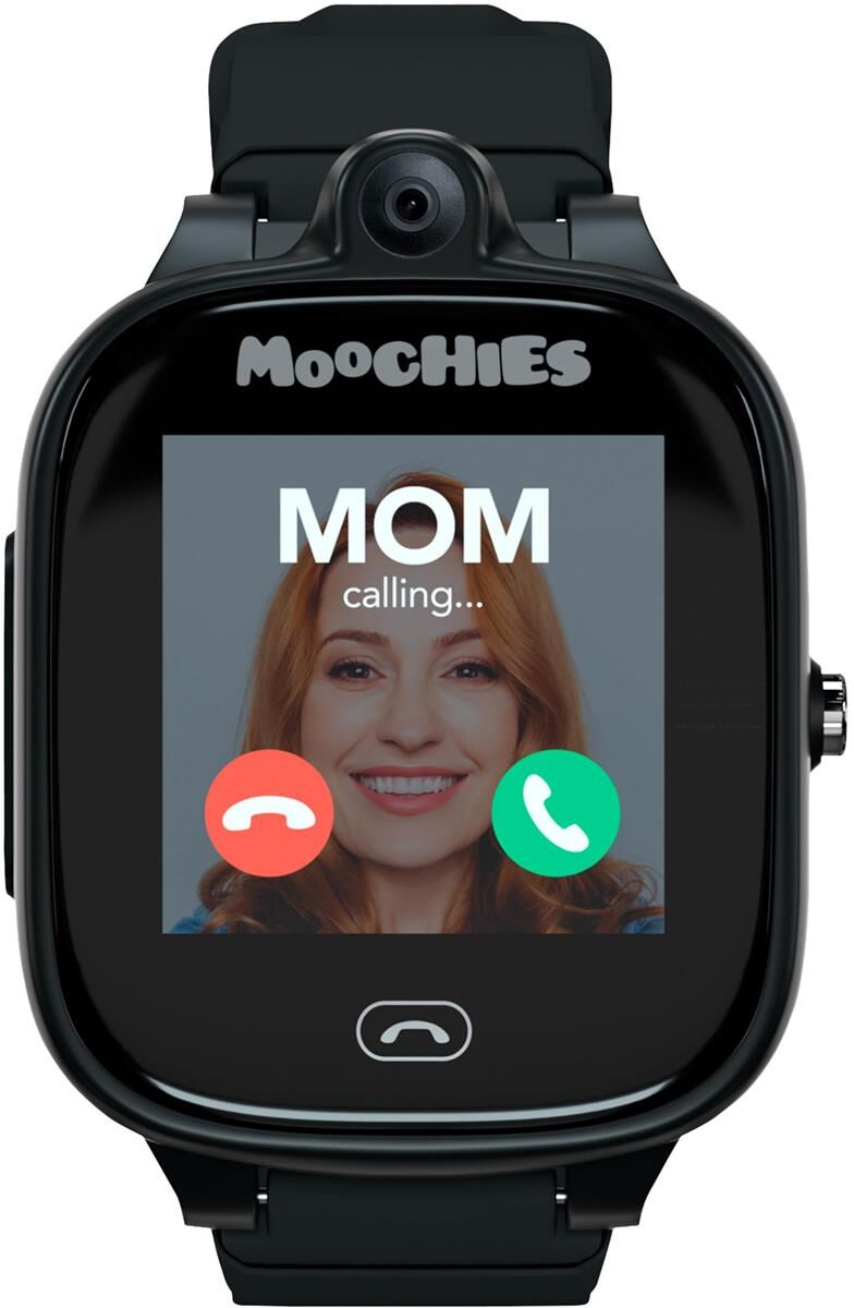 Moochies MW12 4G Kids Smartwatch Phone, Black