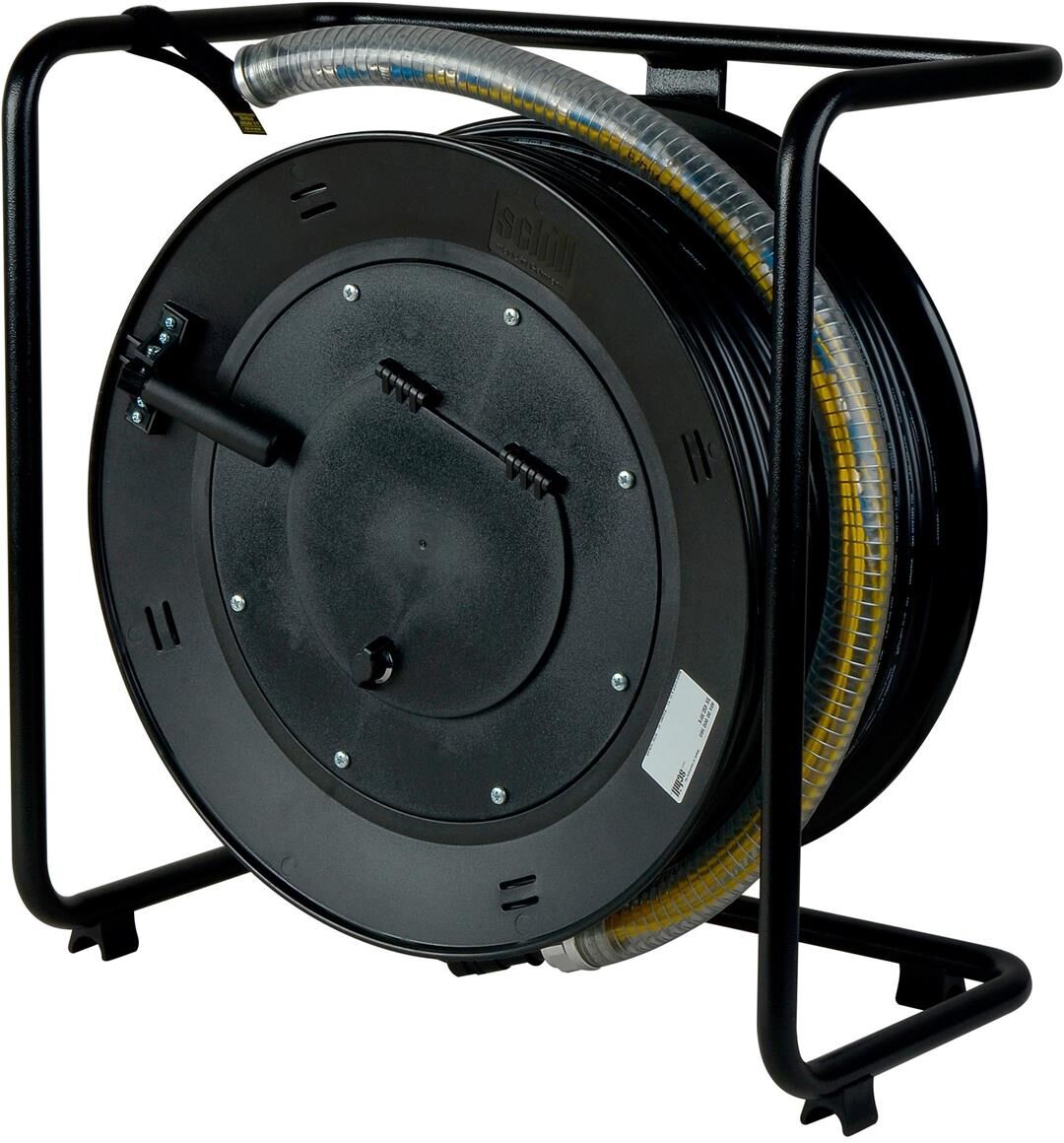 Camplex 500' 12-CH ST Singlemode Fiber Tactical Cable Reel with Sleeve