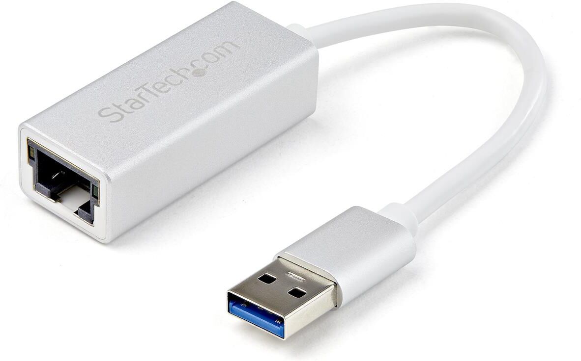 StarTech Apple Style USB 3.0 to Gigabit Network Adapter, Silver