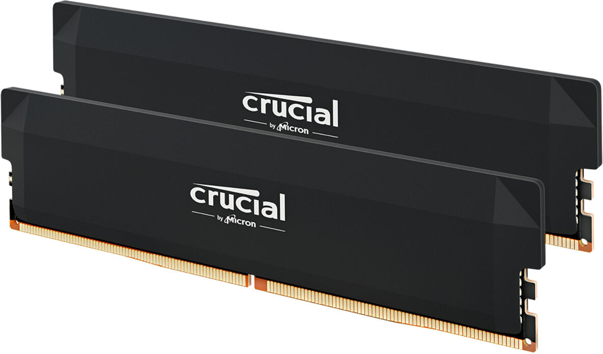 Crucial Pro Overclocking 32GB (2x16GB) DDR5 6000MT/s CL36 UDIMM Memory Module