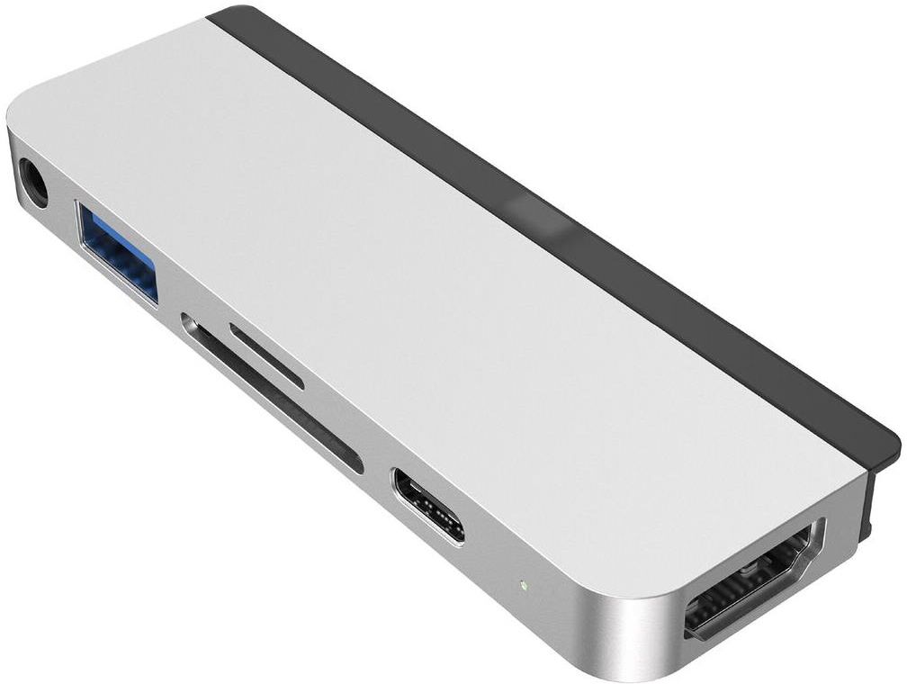 Hyper HyperDrive 6-In-1 USB-C Hub for iPad Pro, Silver