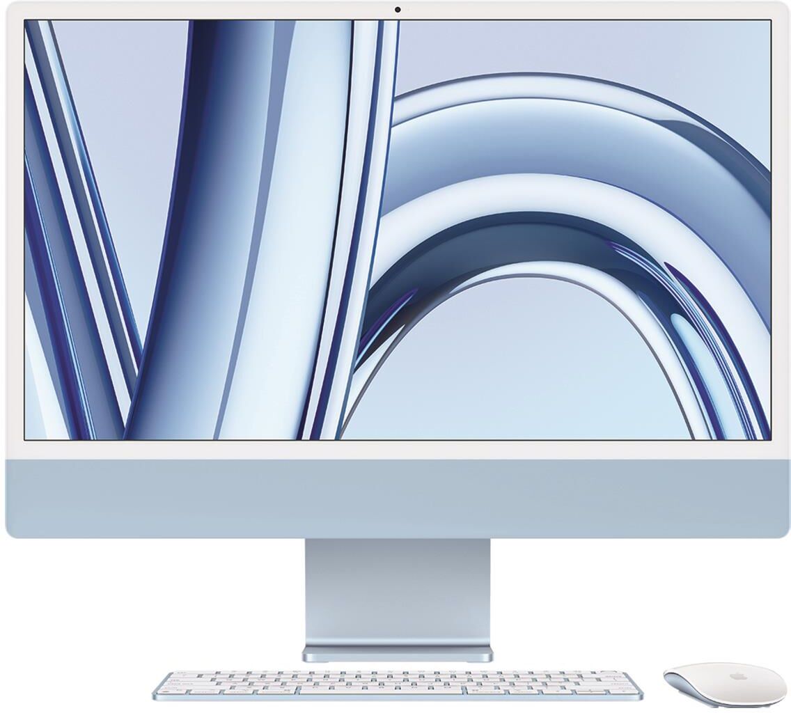 Apple iMac 24&quot; Retina 4.5K with Magic Keyboard (Late 2023) Blue No Ethernet 8-Core / 8-Core 8GB 256GB SSD