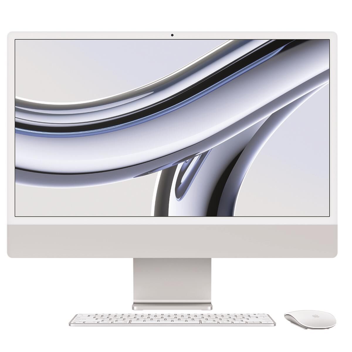 Apple iMac 24&quot; Retina 4.5K with Magic Keyboard (Late 2023) Silver No Ethernet 8-Core / 8-Core 8GB 256GB SSD