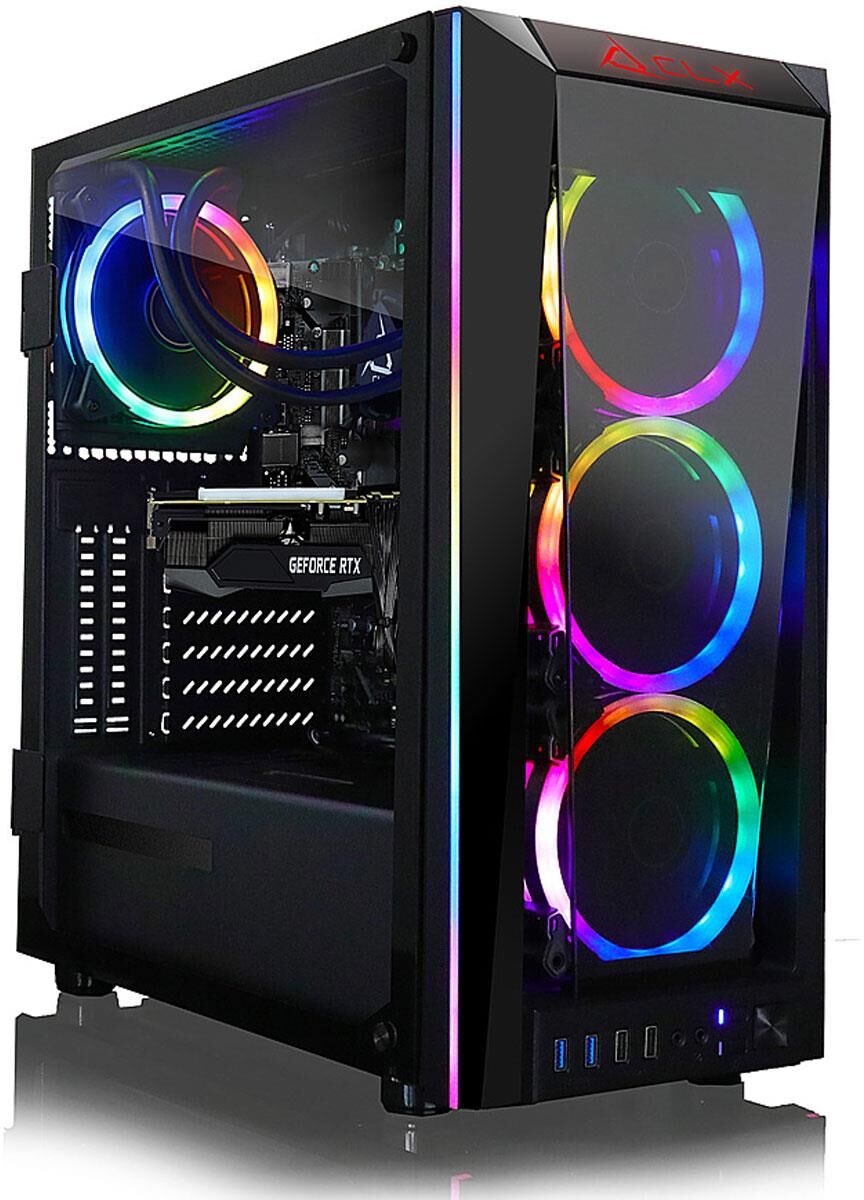 CLX Set VR Gaming Desktop, R7 5800X, 16GB, 240GB SSD + 2TB HDD, RTX 3080, W10H