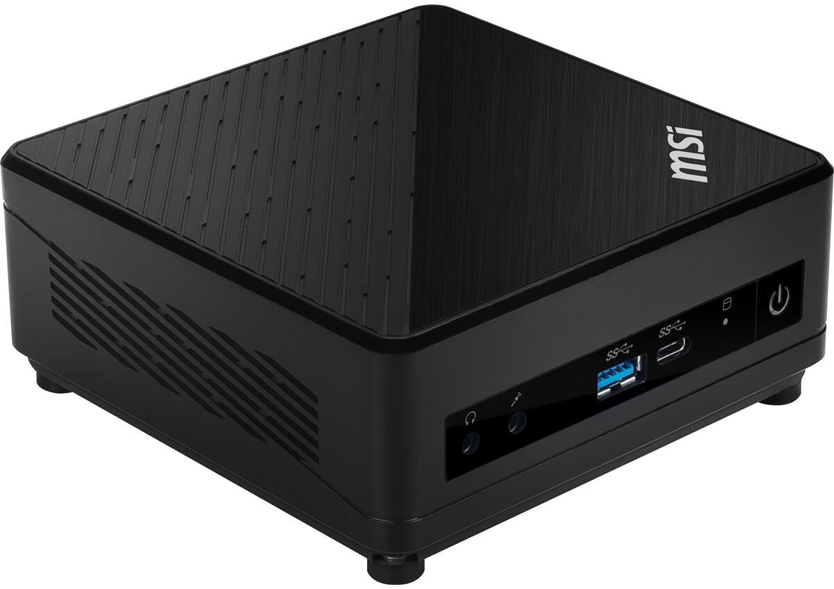 MSI Cubi 5 10M-668US Mini Desktop, i3-10110U, 8GB RAM, 256GB SSD, W11H, Black