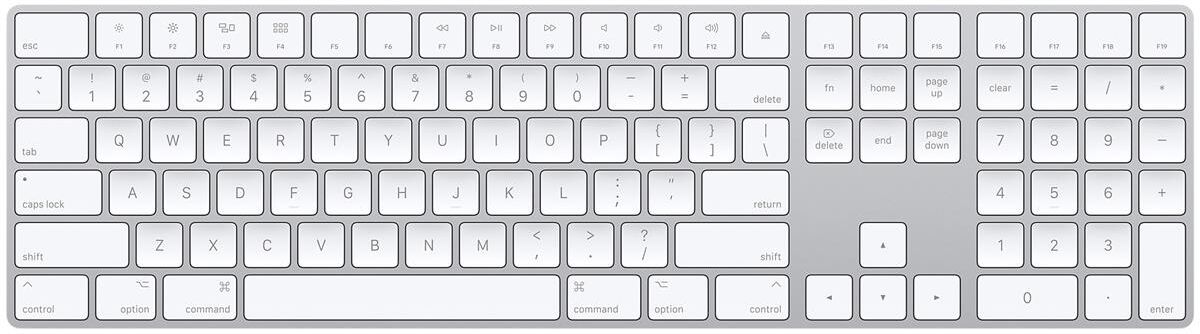 Apple Magic Keyboard with Numeric Keypad - US English