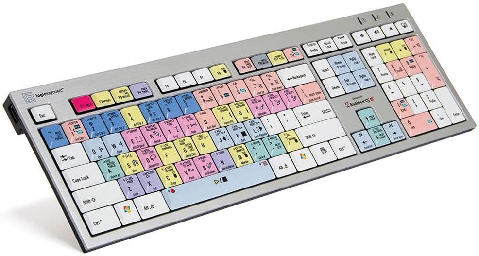 LogicKeyboard Adobe Audition American English Slim Line PC Keyboard