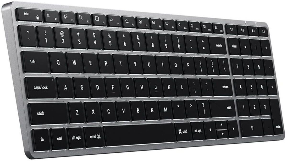 Satechi Slim X2 Bluetooth Backlit Compact Keyboard with Numeric Keypad