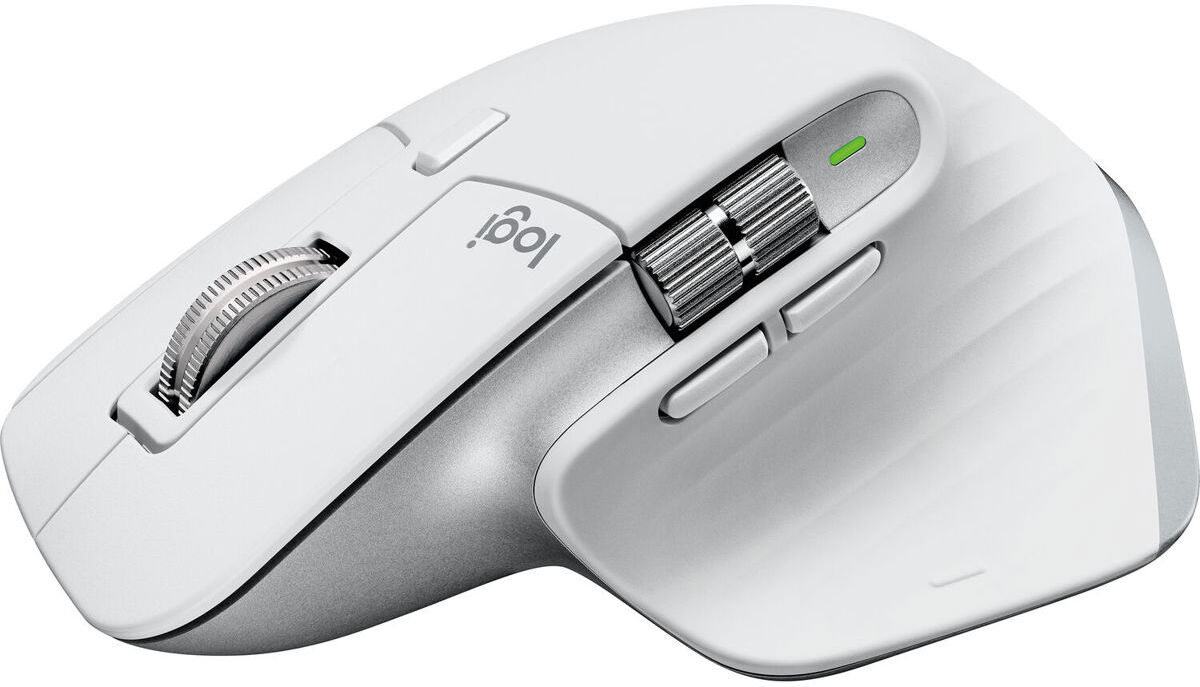 Logitech MX Master 3S Wireless Performance Mouse, Pale Gray