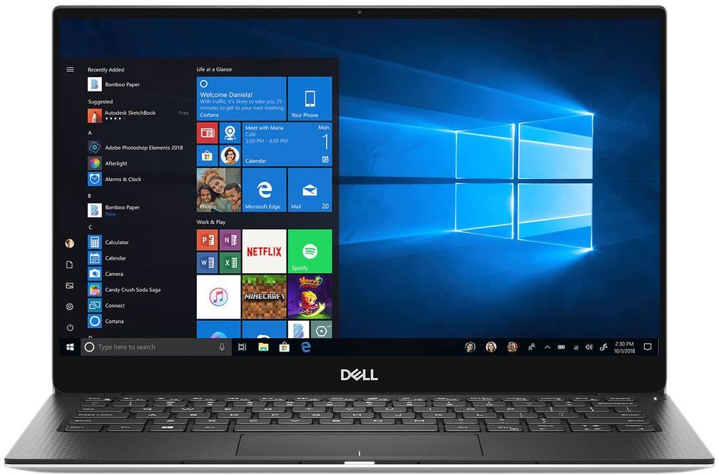 DCS Labs Dell XPS 13 9380 13.3&quot;, i7-8565U, 8GB, 256GB, W10H, Platinum Silver/Carbon Fiber