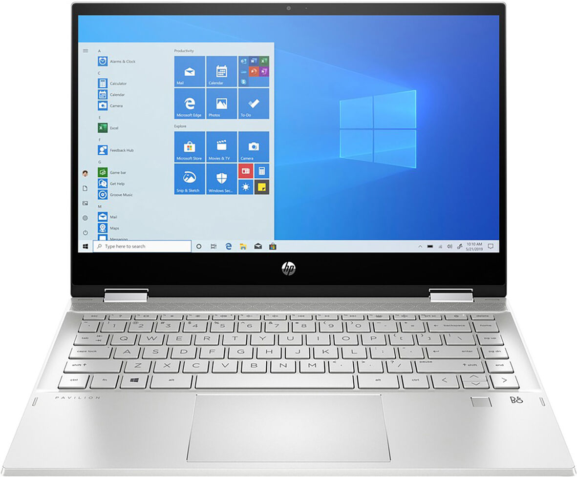 HP Pavilion x360 14&quot; FHD 2-In-1 Touch Notebook, i5-1135G7,12GB,256GB,W10H,Silver