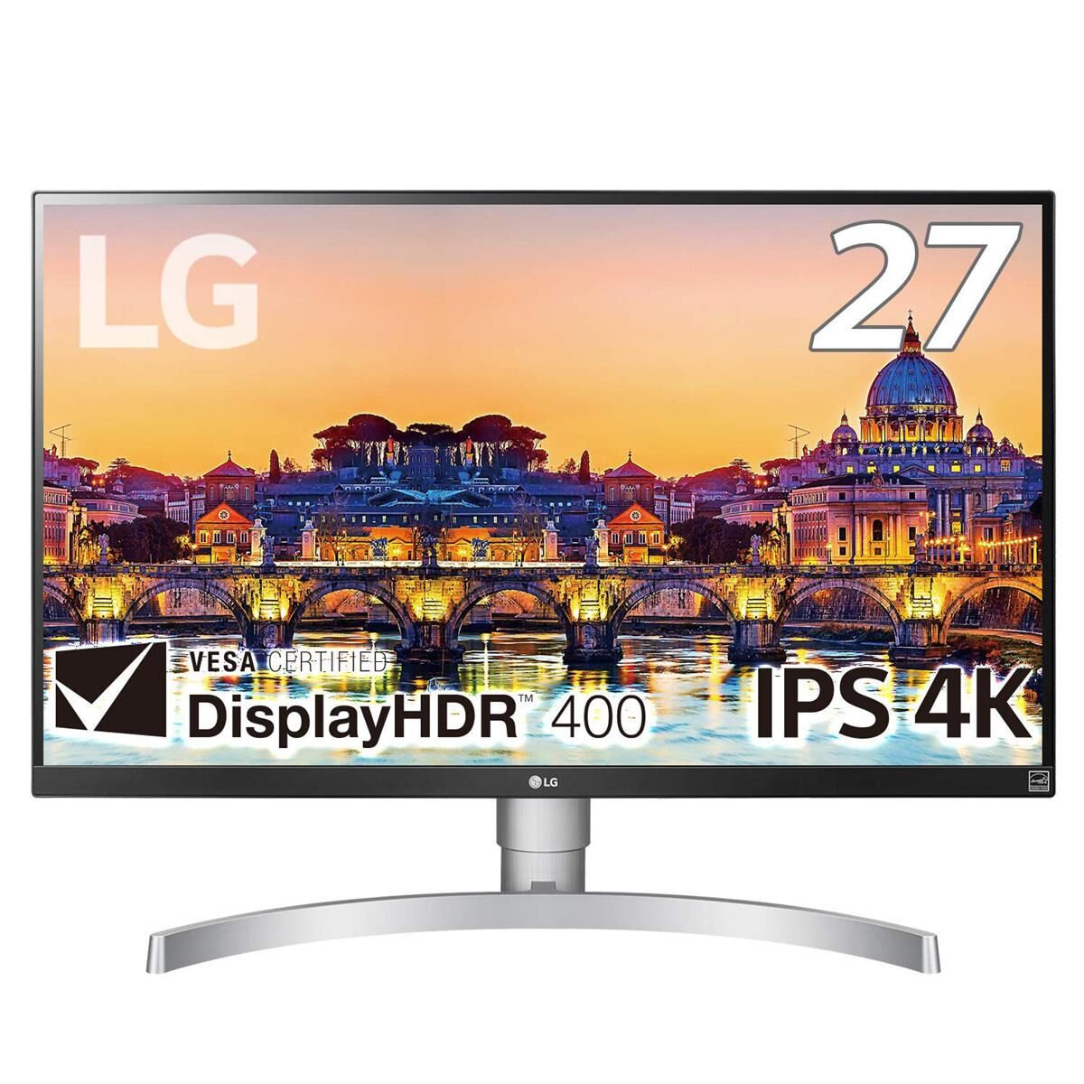 LG 27UL650-W 27&quot; Class IPS 4K Ultra HD LED Monitor with VESA DisplayHDR 400