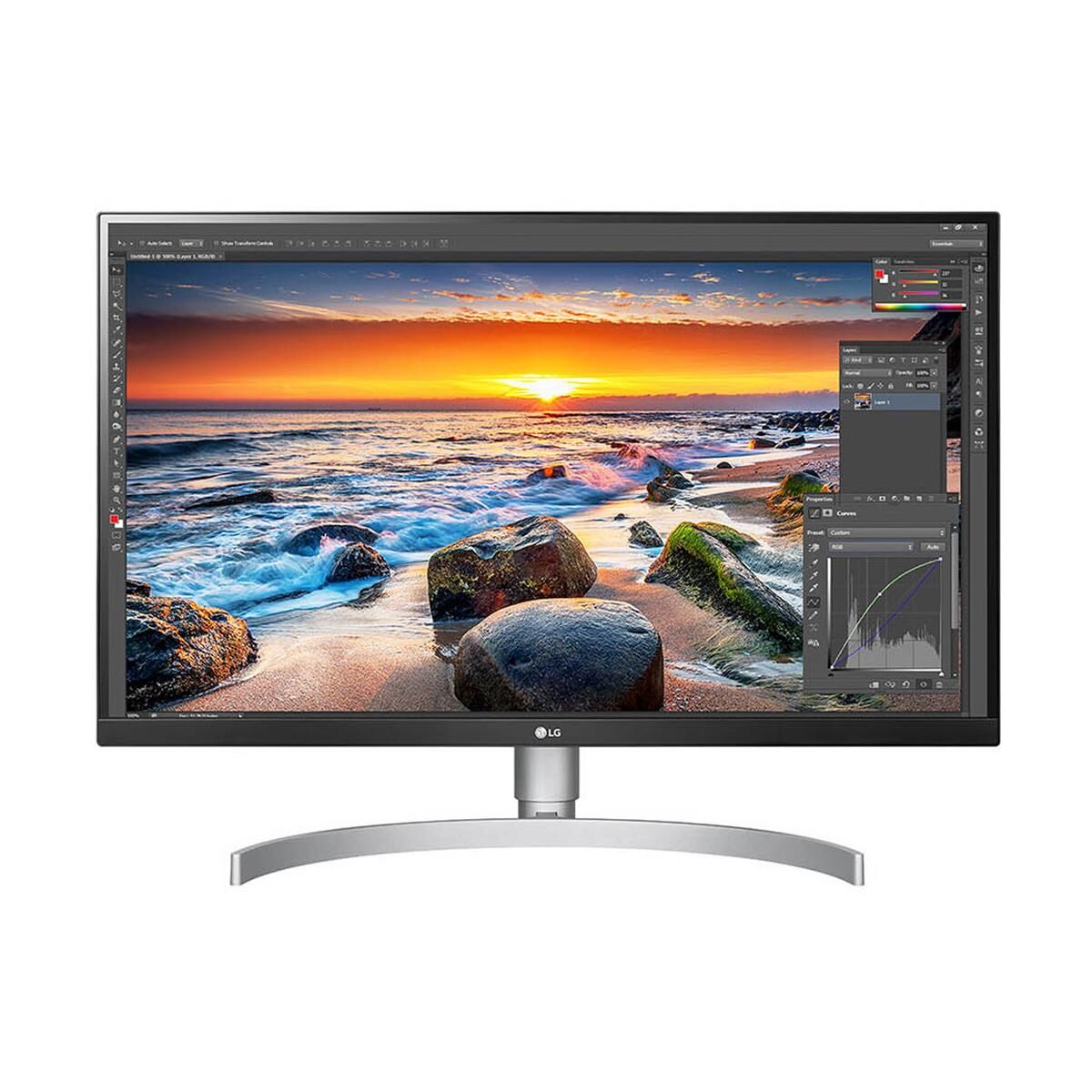 LG BL85U 27&quot; 16:9 4K UHD HDR IPS Monitor with USB Type-C and FreeSync, White