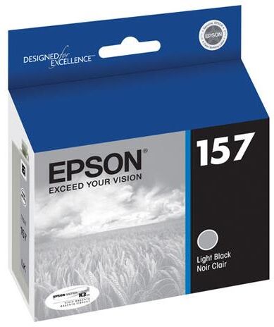 Epson T157720 157 Ink Cartridge for Stylus R3000 Inkjet Printer, Light Black