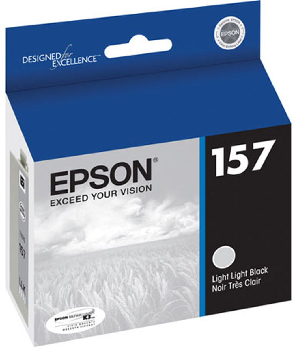 Epson T157920 157 Ink Cartridge for Stylus R3000 Inkjet, Light Light Black