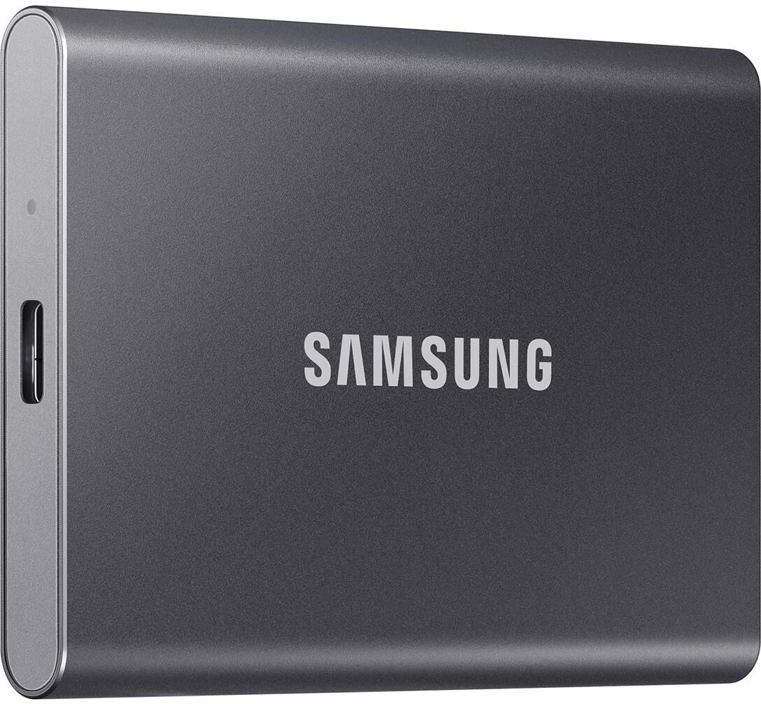 Samsung T7 2TB USB 3.2 Gen 2 Type-C Portable External SSD, Titan Gray