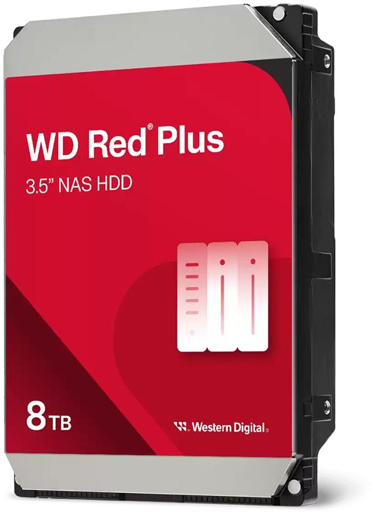 WD Red Plus 3.5&quot; SATA III Internal NAS Hard Drive 8TB