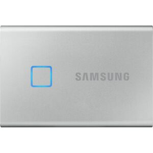 Samsung T7 Touch 500GB USB 3.2 Gen 2 Type-C Portable External SSD, Silver