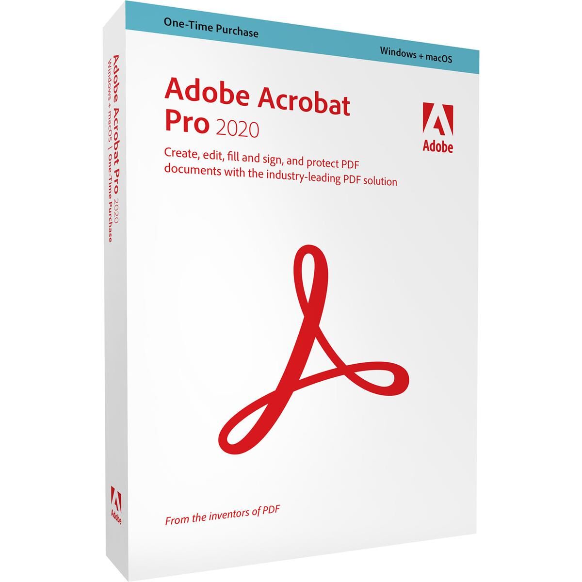 Adobe Acrobat Pro 2020 for Windows &amp; Mac, DVD