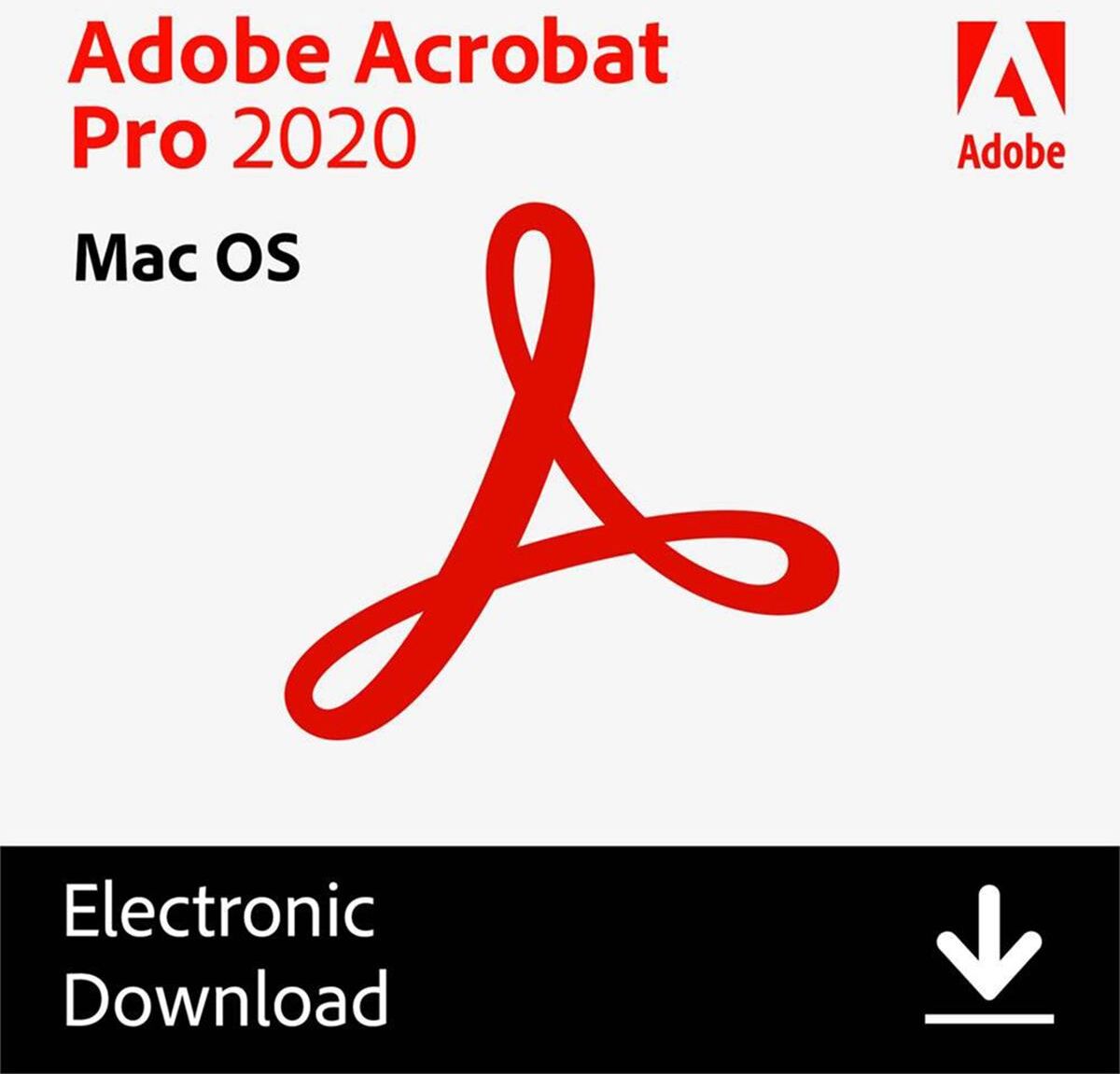 Adobe Acrobat Pro 2020 Perpetual License for Macintosh, Download