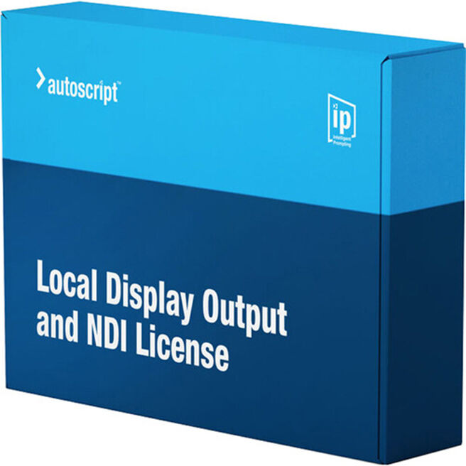 Autoscript Local Display Output &amp; NDI License for WinPlus-IP Software, Download