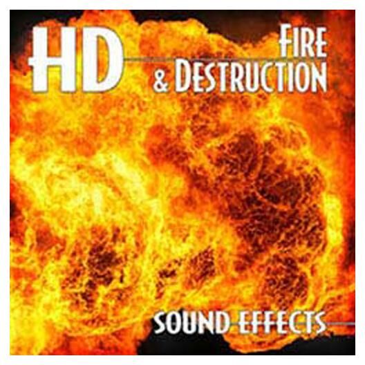 Sound Ideas 374 High Definition Fire &amp; Destruction Sound Effects Library