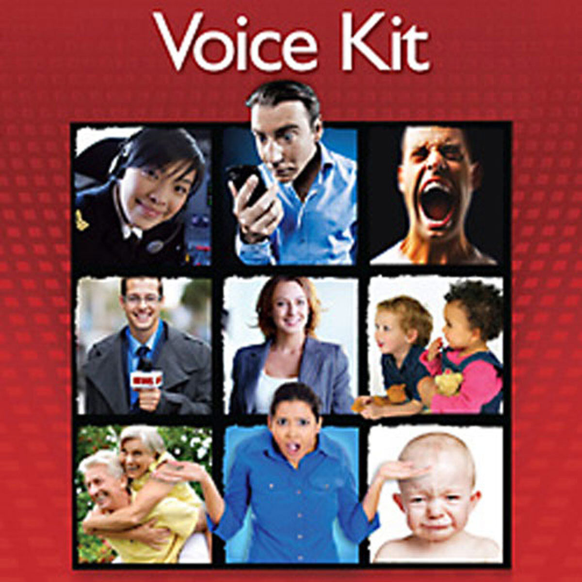 Sound Ideas Voice Kit Sound Effects DVDs, 3 DVD ROMs