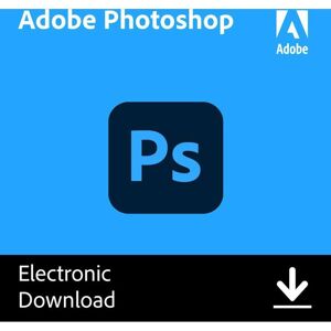 Adobe Photoshop CC Software for Mac/Windows, 1-Year Subscription, Download