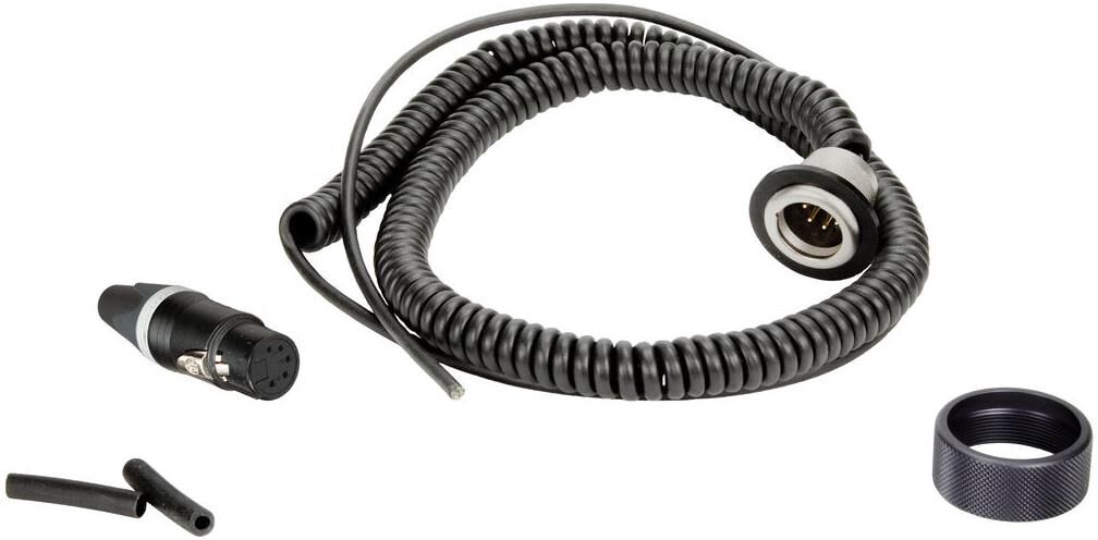 Ambient Recording Coiled 5-Pin Stereo XLR Cable Kit for QX 550 Light Boom Pole