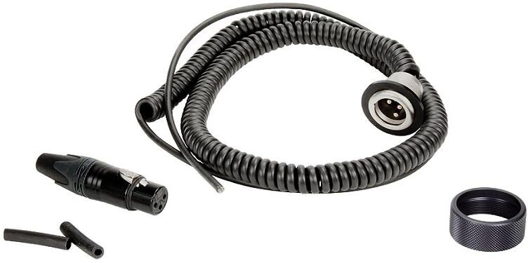 Ambient Recording Coiled 5-Pin Stereo XLR Cable Kit for QX 580 Light Boom Pole