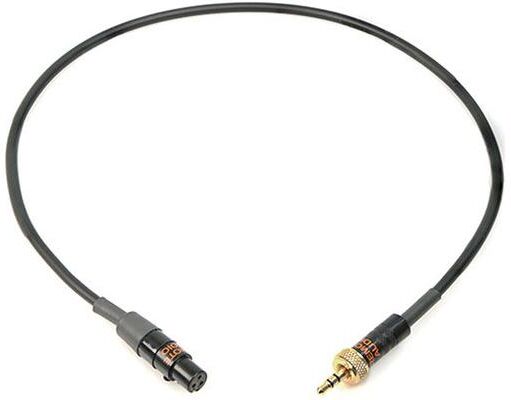 Remote Audio 18&quot; Unbalanced Adapter Cable with TA3F to 3.5mm TRS Locking Plug