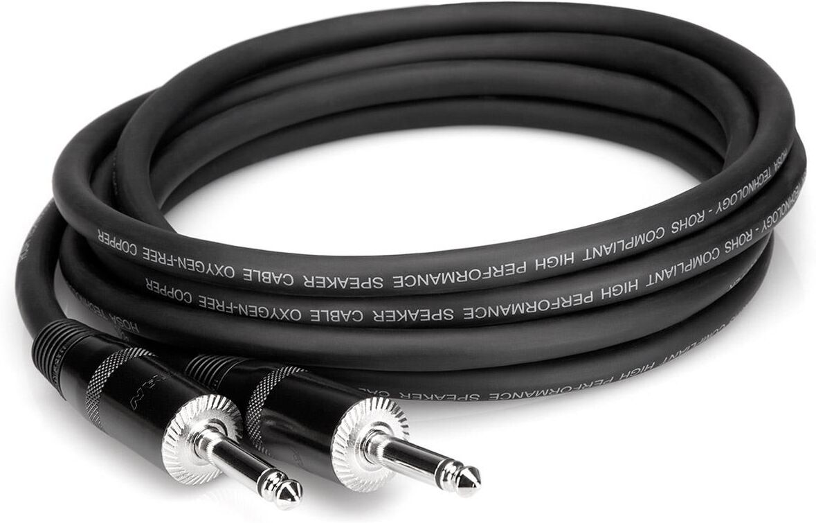 Hosa Technology Hosa 10' 1/4&quot; Phone Male to 1/4&quot; Phone Male Speaker Cable 14 AWG w/2 Conductors