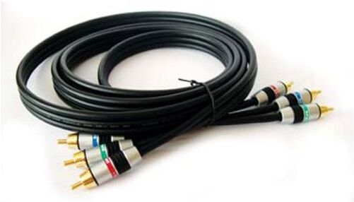 Kramer Electronics C-3RVM/3RVM 3 RCA (M to M) Component Video Coax Cable, 25'