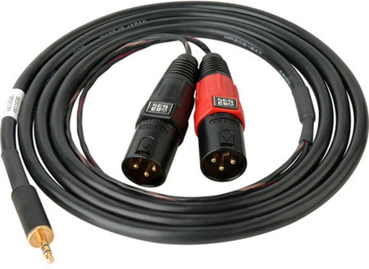 Sescom SES-IPOD-XLRM06 3.5mm Stereo to Dual XLR Cable