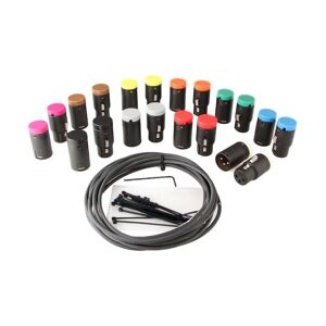 Cable Techniques Low-Profile XLR 3-Pin Cable DIY Bundle (Set of 10)