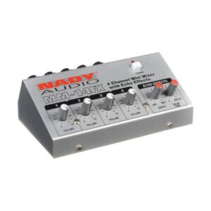 Nady MM-14FX 4-Channel Mini Mixer With Echo Effects