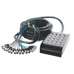 On-Stage SNK12450V2 50' In-Line Audio Series Snake, 16-Channels