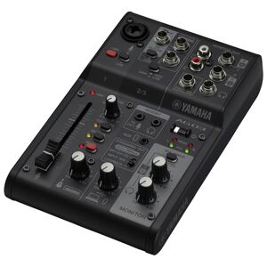 Yamaha AG03MK2 3-Channel Live Streaming Mixer with USB Interface, Black
